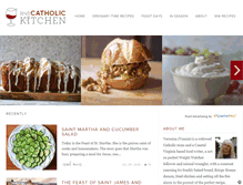 Tablet Screenshot of mycatholickitchen.com